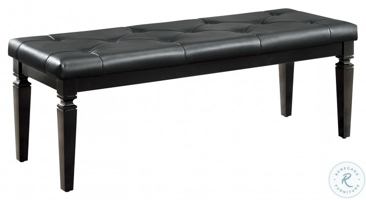 Allura Black Upholstered Panel Bedroom Set from ...