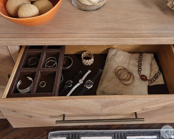 Tawny White Washed Natural Dresser from Coaster | Coleman ...