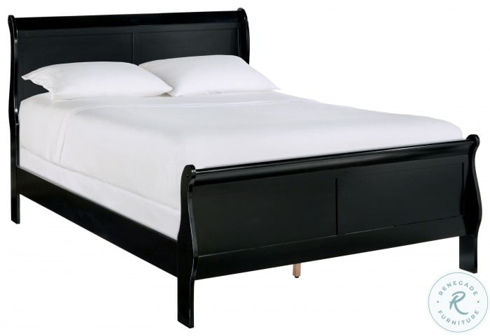 black sleigh cot