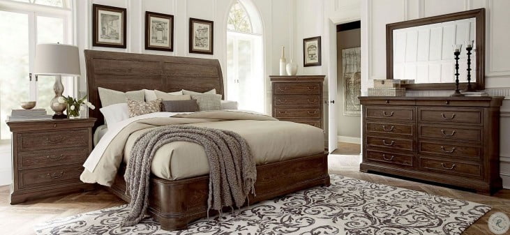 St Germain Sleigh Bedroom Set From Art Coleman Furniture
