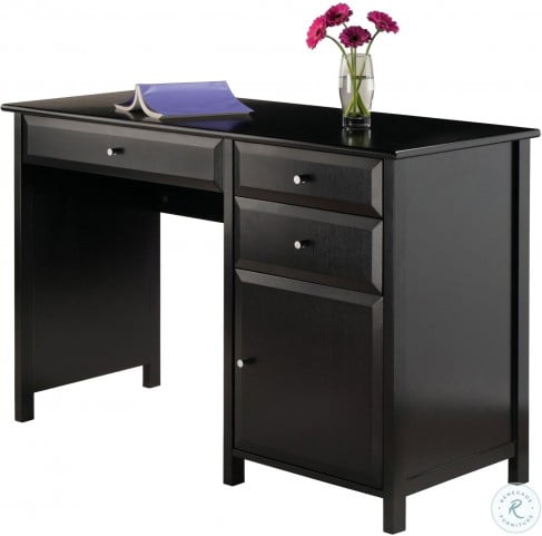 Delta Black Office Writing Desk From Winsomewood Coleman Furniture