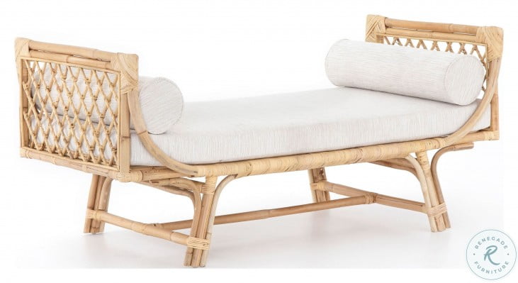 Woodland Marina Natural Rattan Tilden Sand Chaise From Fourhands Coleman Furniture