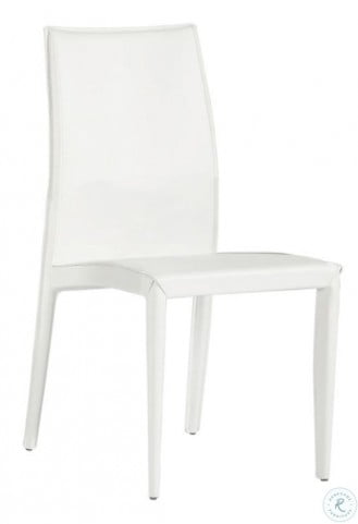224 White Side Chair Set Of 2 From Bellini Modern Living Coleman Furniture