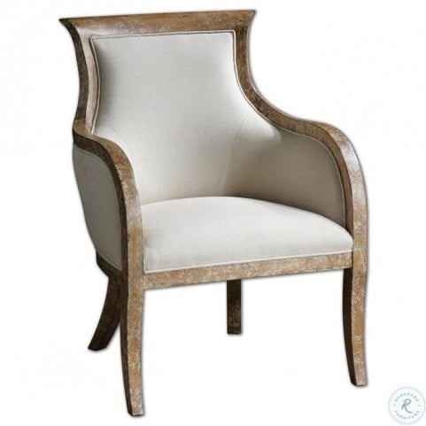 Quintus Linen Armchair From Uttermost 23080 Coleman Furniture