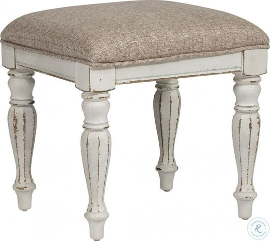 Magnolia Manor Antique Vanity Stool from Liberty | Coleman Furniture