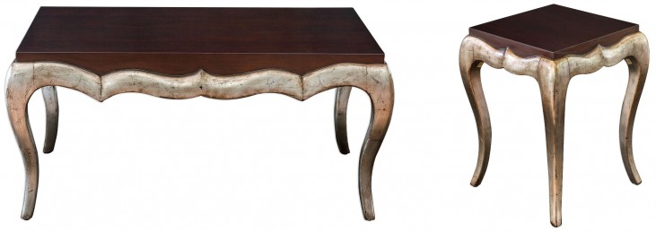 Verena Champagne Console Table from Uttermost | Coleman ...