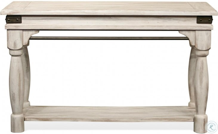 Regan Farmhouse White Sofa Table from Riverside Furniture ... (731 x 449 Pixel)