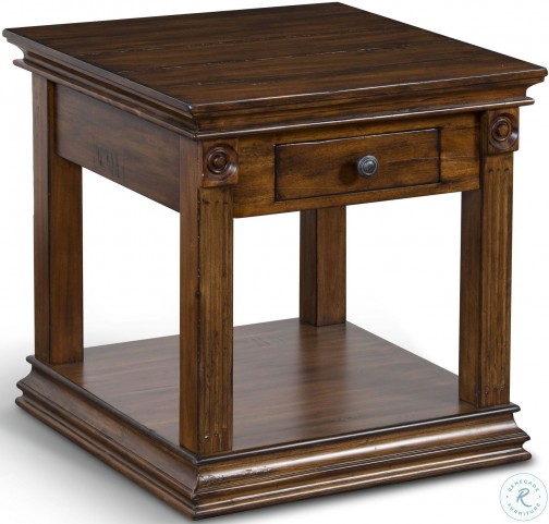 Savannah Antique Charcoal End Table from Sunny Designs | Coleman Furniture
