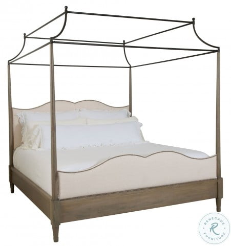 Auberge Vintage Black Metal Poster Canopy Bedroom Set From Bernhardt Furniture Coleman Furniture