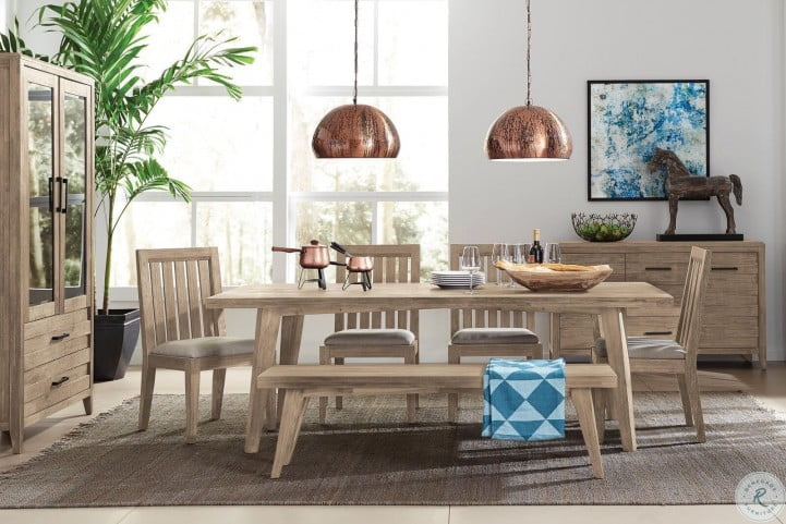Casablanca Weathered Acacia Rectangular Dining Room Set From Casana Coleman Furniture