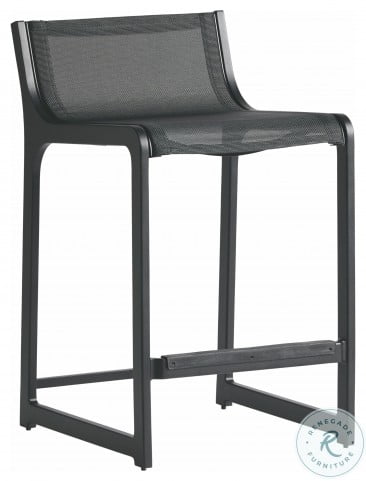 South Beach Dark Graphite Outdoor Counter Height Stool From Tommy Bahama Coleman Furniture
