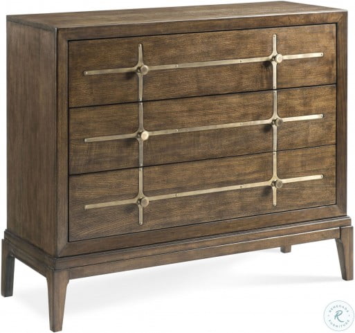 Ryerson Rich Walnut Hall Chest From Bassett Mirror Coleman Furniture