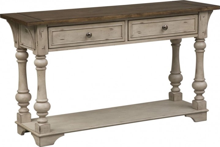Morgan Creek Antique White Sofa Table From Liberty Morgan Creek Antique White Sofa Table From Liberty