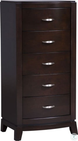 Avalon Dark Truffle Leather Storage Panel Bedroom Set from ...