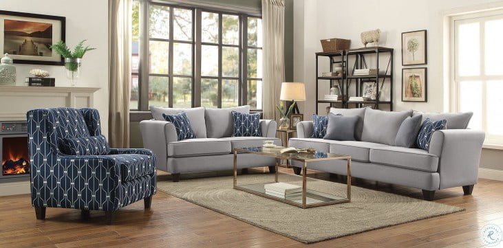 Hallstatt Flax Living Room Set from Coaster | Coleman ...