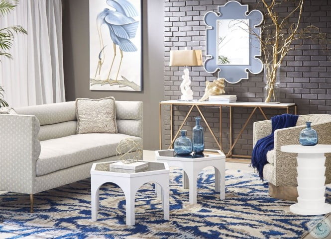 Epicenters Soft Gold And Creams Decarlo Living Room Set From Art Coleman Furniture