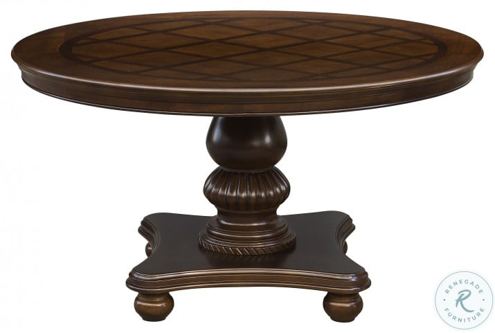 Lordsburg Brown Cherry Round Dining Table From Homelegance Coleman Furniture