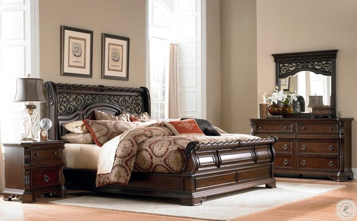 Arbor Place Sleigh Bedroom Set From Liberty 575 Br Qsl Coleman Furniture