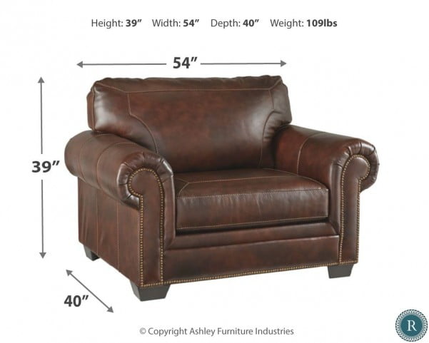 Roleson Walnut Chair And A Half From Ashley Coleman Furniture
