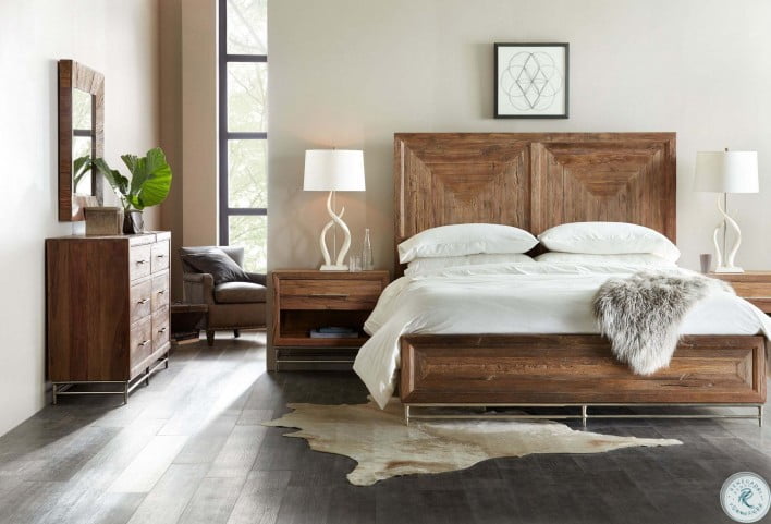 L Usine Medium Wood Leg Nightstand From Hooker Coleman Furniture