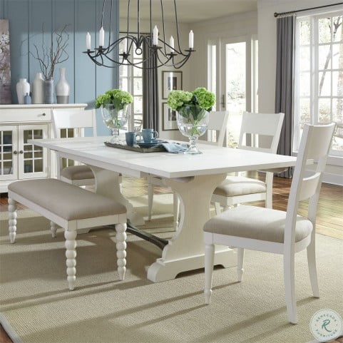 Harbor View Ii Extendable Trestle Dining Table From Liberty 631 T4294 Coleman Furniture