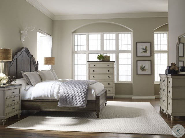 Brookhaven Rustic Dark Elm Panel Bedroom Set From Legacy Classic Coleman Furniture
