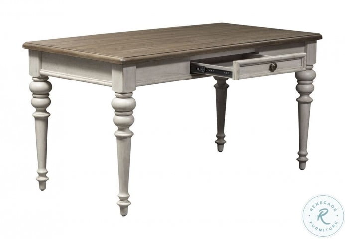 Heartland Antique White Lift Top Home Office Set from Liberty | Coleman