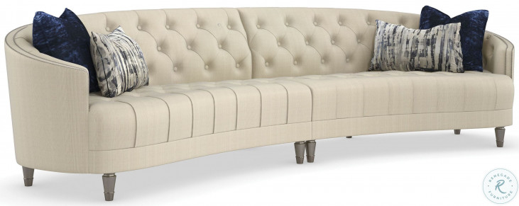 Classic Elegance Beige 2 Piece Sectional From Caracole | Coleman Furniture