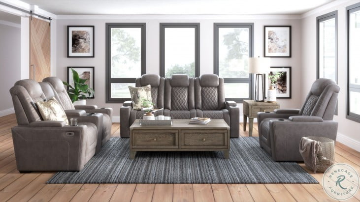Hyllmont Gray Power Reclining Living Room Set From Ashley Coleman Furniture