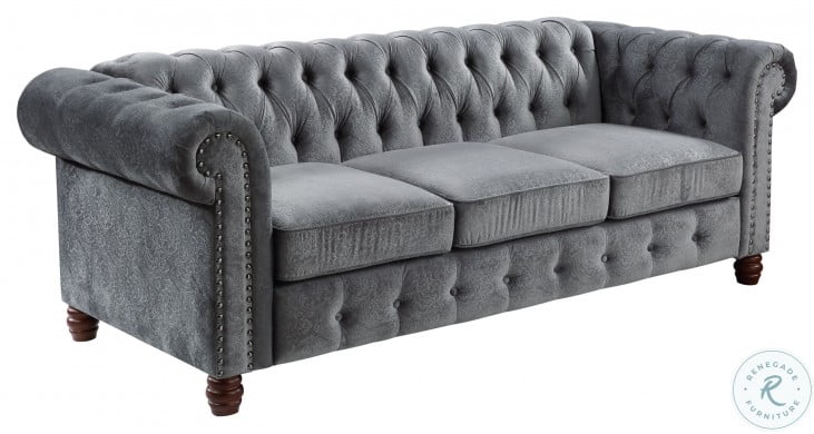 welwyn dark gray sofa from homelegance coleman furniture