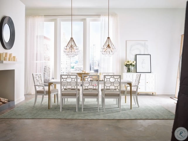 Chelsea White Lattice Back Side Chair Set Of 2 By Rachael Ray From Rachael Ray Home Coleman Furniture
