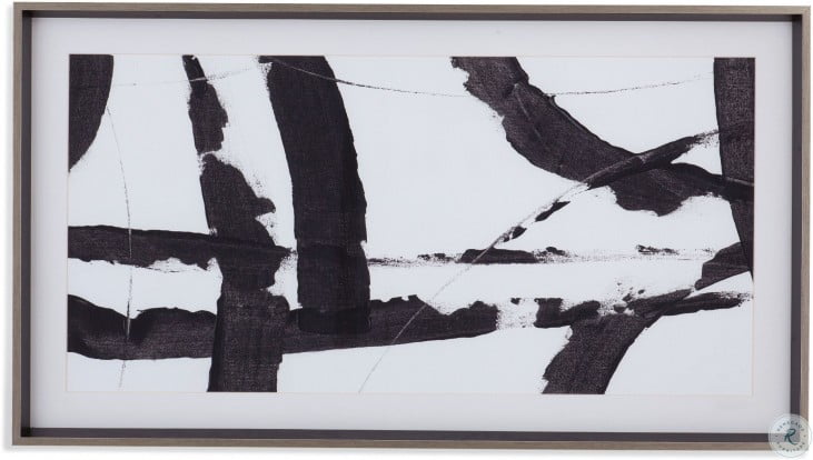 Metro Black And Silver Obsidian Harmony I Wall Art From Bassett