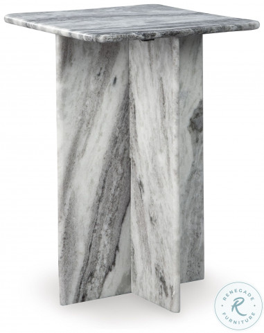Keithwell - Square Accent Table - Gray