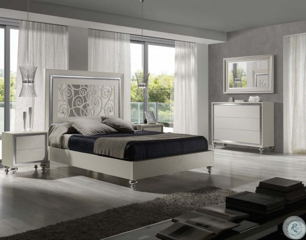 Alba Natural Oak Veneer Queen Platform Bed From Jnm Coleman Furniture