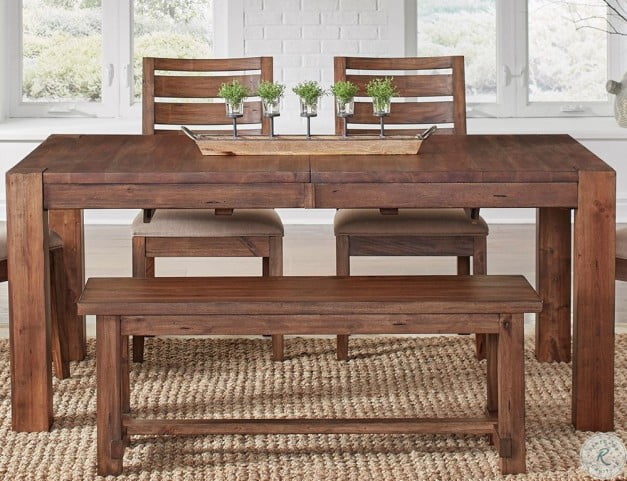 Anacortes Mahogany 90 Extendable Rectangular Leg Dining Table From A America Coleman Furniture