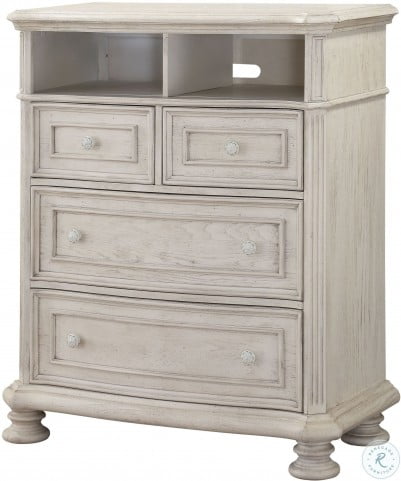 Barton Creek Off White Upholstered Sleigh Bedroom Set from ...