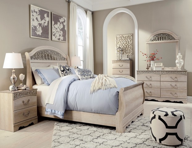 Catalina Sleigh Bedroom Set from Ashley (B196-74-77-96 ...