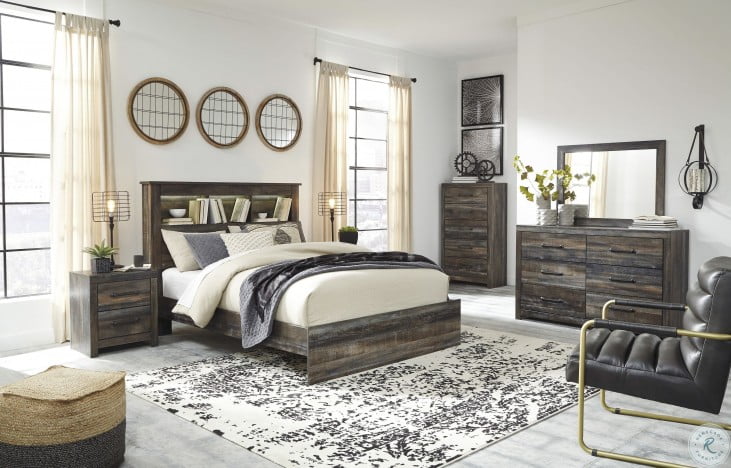 Drystan Multi Bookcase Platform Bedroom Set from Ashley ...