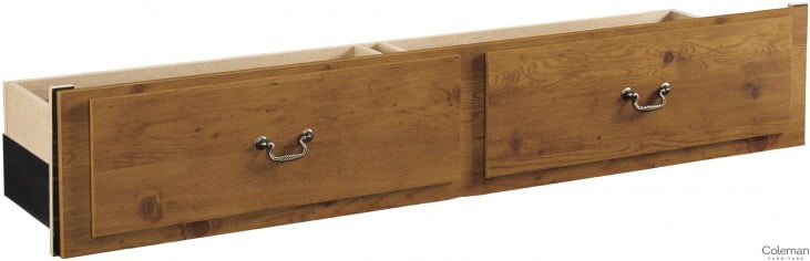 Bittersweet Light Brown Queen Sleigh Single Underbed Storage Bed From Ashley Coleman Furniture