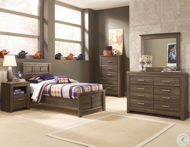 Juararo Dark Brown Youth Panel Bedroom Set from Ashley | Coleman Furniture