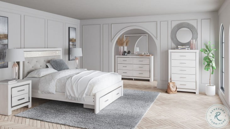 Altyra White Storage Panel Bedroom Set from Ashley | Coleman Furniture