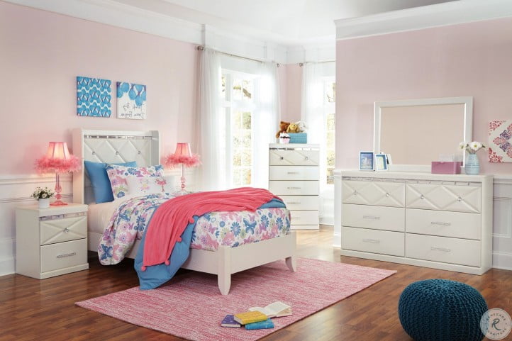 Dreamur Champagne Youth Panel Bedroom Set From Ashley Coleman Furniture