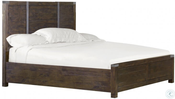 Pine Hill Rustic Pine Panel Bedroom Set From Magnussen Home B3561 54h 54f 54r Coleman Furniture