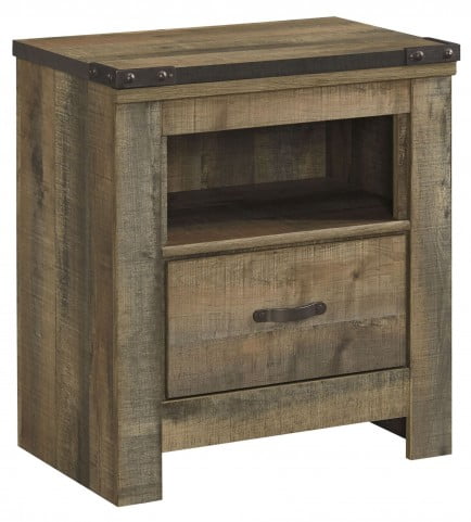 Trinell Brown One Drawer Night Stand from Ashley (B446-91) | Coleman Furniture