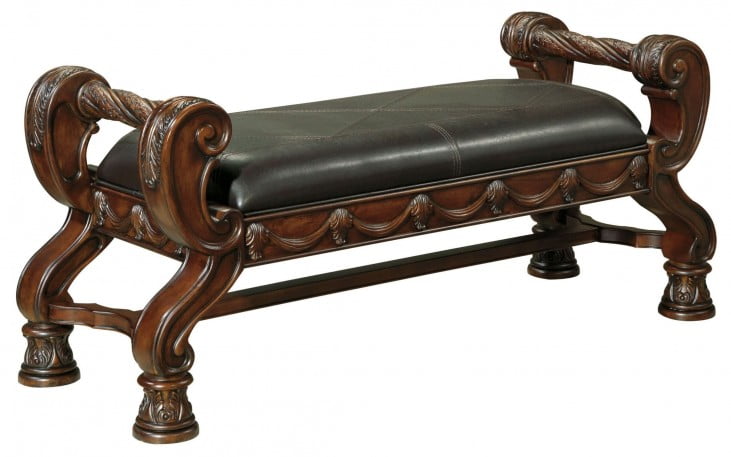 North Shore Upholstered Bench From Ashley B553 09 Coleman Furniture