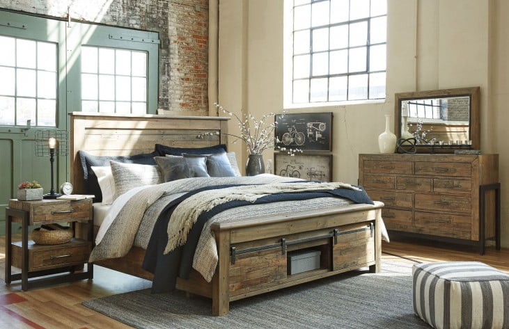 Sommerford Brown Storage Panel Bedroom Set From Ashley Coleman Furniture