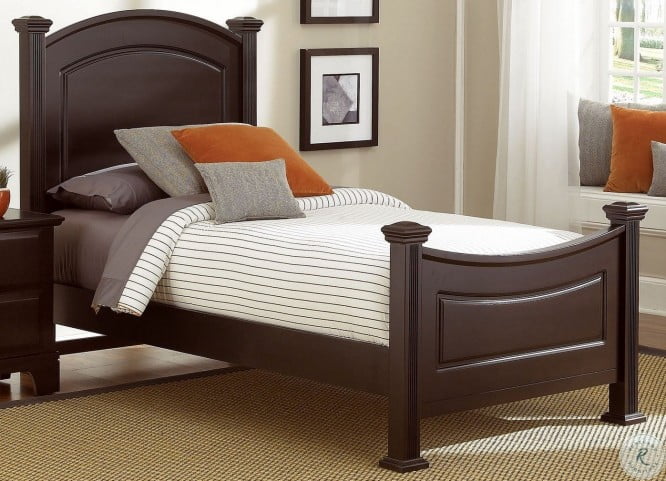 Hamilton/Franklin Merlot Youth Poster Bedroom Set from ...