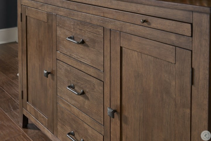 Blue Mountain Nut Brown Sideboard from A-America | Coleman Furniture