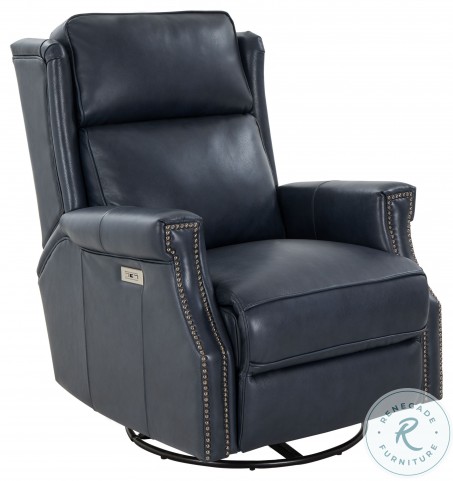 navy swivel glider