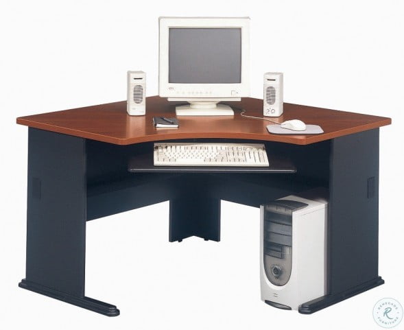 Series A Hansen Cherry 48 Inch Corner Desk From Bush Wc90466a